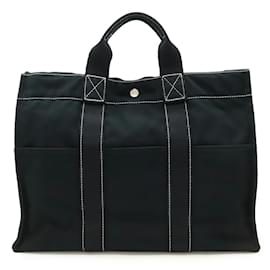 Hermès-Sac tote MM Deauville Hermes-Noir