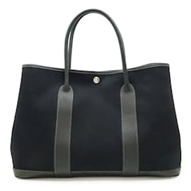 Hermès-Sac Tote PM Hermes Garden-Noir