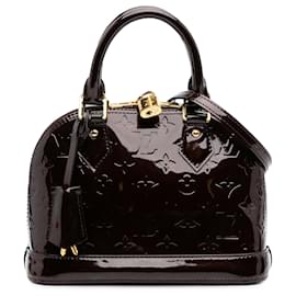 Louis Vuitton-Louis Vuitton Purple Monogram Vernis Alma BB-Purple