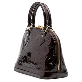 Louis Vuitton-Louis Vuitton Purple Monogram Vernis Alma BB-Purple
