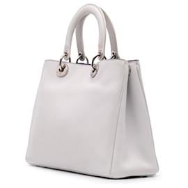 Dior-Dior Purple Medium Leather Diorissimo Satchel-Purple