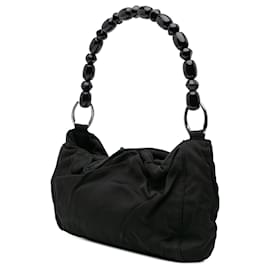 Dior-Dior Black Nylon Malice Handbag-Black