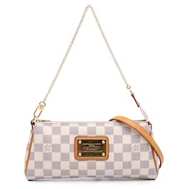 Louis Vuitton-Louis Vuitton White Damier Azur Eva-White