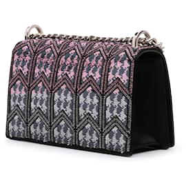 Dior-Dior Pink Small Sequin Embroidered Diorama Crossbody-Pink,Golden