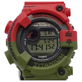 Autre Marque-Casio G-Shock DW-8200F-4 Frogman Watch-Red