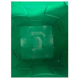 Petit seau cassette Bottega Veneta Vert