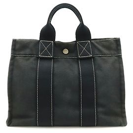 Hermès Borsa tote PM Deauville Hermes Nero