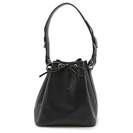 Sac à épaule Petit Noé Epi Louis Vuitton Noir