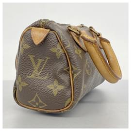 Louis Vuitton-Louis Vuitton Monogram Mini Speedy Handbag-Brown
