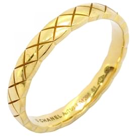 Chanel-Chanel Matelasse 18K Yellow Gold Band Ring-Other