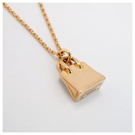 Hermès-Hermes Necklace Kelly in 18K Pink Gold with Diamond-Other