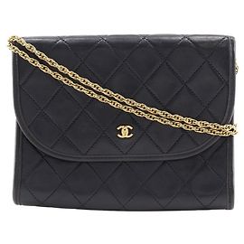 Borsa a Spalla Mini Matelassé Chanel Nero
