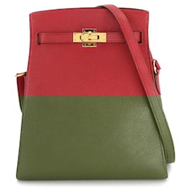 Hermès-Hermes Kelly Sport PM Shoulder Bag-Red