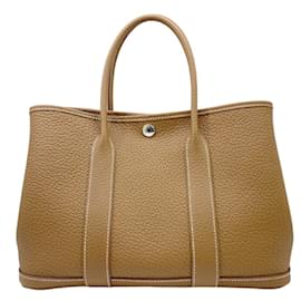 Hermès-Hermes Garden TPM Negonda Gold Handbag-Golden