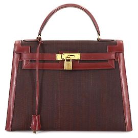 Hermès Hermes Kelly 32 Handbag Red