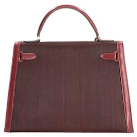 Hermès-Sac à main Hermes Kelly 32-Rouge