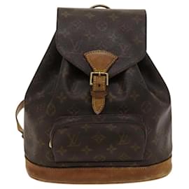 Louis Vuitton-LOUIS VUITTON Monogram Montsouris MM Backpack M51136 LV Auth BA1754-Monogram