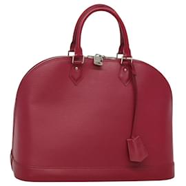 Louis Vuitton-LOUIS VUITTON Epi Alma GM Hand Bag Fuchsia LV Auth bs25853-Fuschia