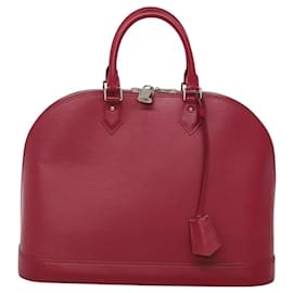 Louis Vuitton-LOUIS VUITTON Epi Alma GM Hand Bag Fuchsia LV Auth bs25853-Fuschia