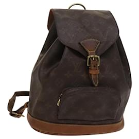 Louis Vuitton-LOUIS VUITTON Monogram Montsouris MM Backpack M51136 LV Auth 120622-Monogram