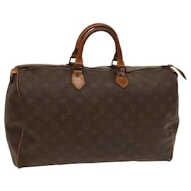 Louis Vuitton-LOUIS VUITTON Monogram Speedy 40 Hand Bag Vintage M41522 LV Auth 122130-Monogram