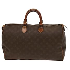 Louis Vuitton-LOUIS VUITTON Monogram Speedy 40 Hand Bag Vintage M41522 LV Auth 122130-Monogram