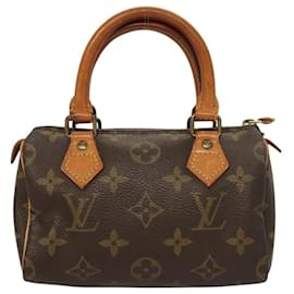 Louis Vuitton-LOUIS VUITTON Monogram Mini Speedy Hand Bag M41534 LV Auth 122180-Monogram