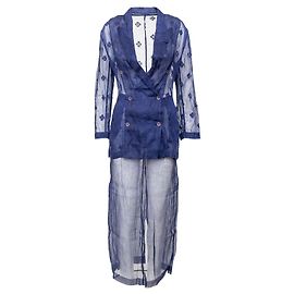 Conjunto de algodão vintage Norma Kamali Roxo