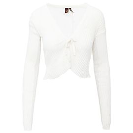 Romeo Gigli G Gigli Knit Cardigan Eggshell