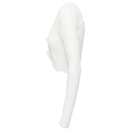 Romeo Gigli-G Gigli Knit Cardigan-Eggshell