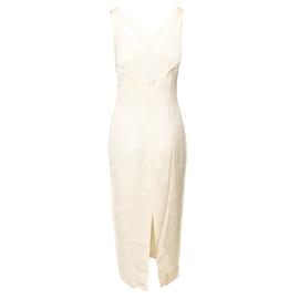 Autre Marque-Future Ozbek Long Dress-Eggshell