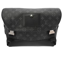 Louis Vuitton-Messager Voyage PM Monogram Eclipse Louis Vuitton-Marron,Noir