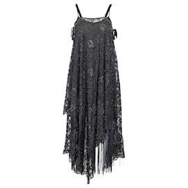 Dolce & Gabbana-Dolce & Gabbana Embellished Lace Dress-Black