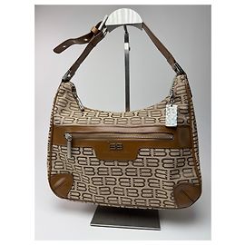 Borsa monogramma vintage Balenciaga beige marrone Beige