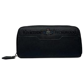 Vintage Vivienne Westwood leather wallet black Black