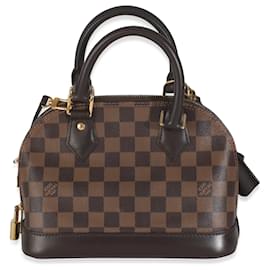 Louis Vuitton-Louis Vuitton Damier Ebene Canvas Alma BB-Brown