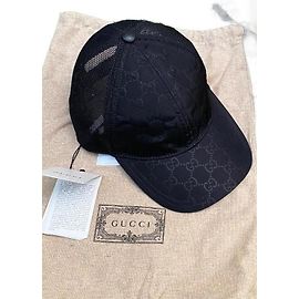 Gorro Gucci Roemrond de nylon negro Negro