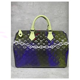 Louis Vuitton-Louis Vuitton Speedy 40 Bandoulière Monogram Vinyl-Multicolore