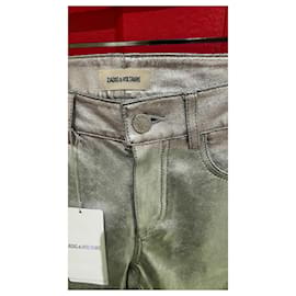 Zadig & Voltaire-Pants-Silvery