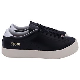 Baskets Kenzo Swing Low-Top en cuir noir Noir