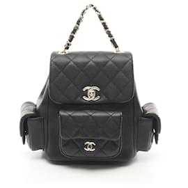 Chanel-Chanel Caviar Skin Matelasse Backpack AS4399-Black