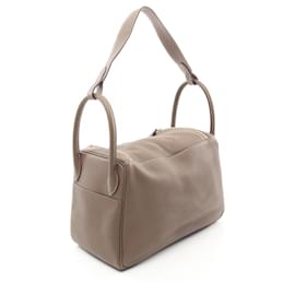 Hermès-Hermes Lindy 30 Etoupe Shoulder Bag Brown-Brown