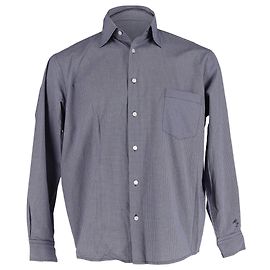 Karierte Button-Down-Hemd von Acne Studios aus grauer Baumwolle Grau