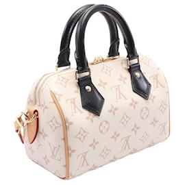 Louis Vuitton-Louis Vuitton Speedy Bandouliere 20 Handbag M46906-White