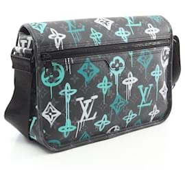 Louis Vuitton-Sac messager Arch Louis Vuitton Monogram Eclipse-Noir