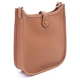 Hermès-Sac à épaule Hermes Evelyne TPM Marron-Marron