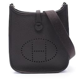 Hermès-Sac à épaule Hermes Evelyne TPM Violet-Violet