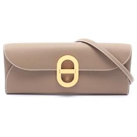 Hermès-Sac à épaule Chaine d'Ancre Etoupe d'Hermès-Marron