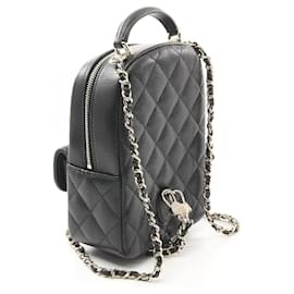 Chanel-Chanel Caviar Skin Matelasse Backpack AP3753-Yellow