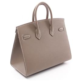 Hermès-Sac à main Hermes Birkin 25 Marron-Marron